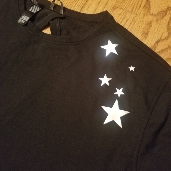 Victoria Secret black sweater with stars - Picture 3 of 8